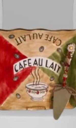 Cafe Au Lait Dinner Plates Platter Set of 2