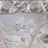 Rare Antique 1916 McKee Innovation Square Pressed Glass Floral Etched Vase. - Image 6