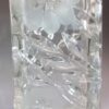 Rare Antique 1916 McKee Innovation Square Pressed Glass Floral Etched Vase. - Image 9