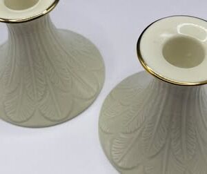 Vintage Lenox Candle Holders Set Of 2