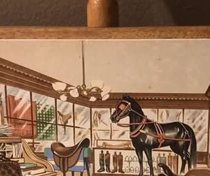 Vintage Wooden Wall Placards: Set of 2