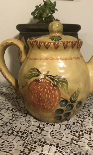 Certified International Teapot Pompeii