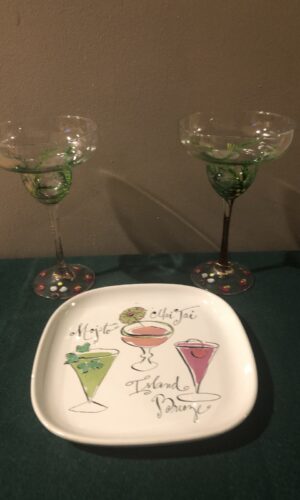Island-Style Cocktail Plates (4)