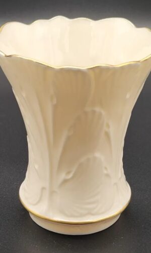 Lenox Cranford Embossed Porcelain Vase