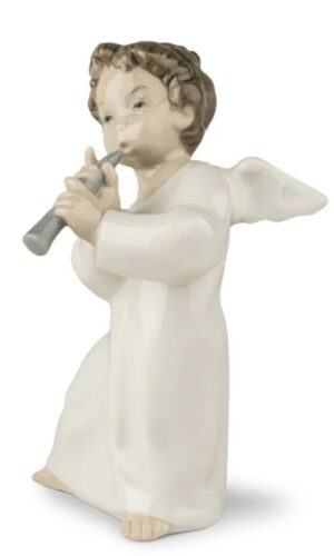 Lladro Angel with Flute