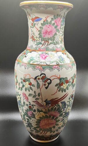 Classic Oriental Floral Vase