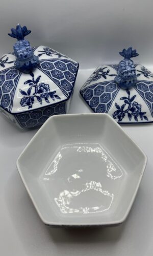 Foo Dog Lid Trinket Boxes: Set of 2