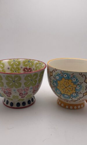 Anthropologie Elka Ayaka Pedestal Coffee Tea Cups