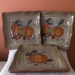 Harvest Square Plate 2004