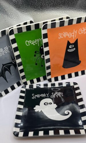Halloween Spooky Plates